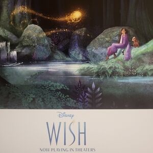 Disneyland Exclusive Print Poster Wish Movie Magic Key